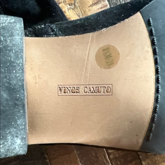 Vince Camuto Black Suede Over the Knee Boots - Picture 2 of 8